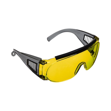 Allen Co Safety Glasses - Ballistic Eye Protection for Men and Women - ANSI Z87.1 Impact Resistance - Yellow 2170